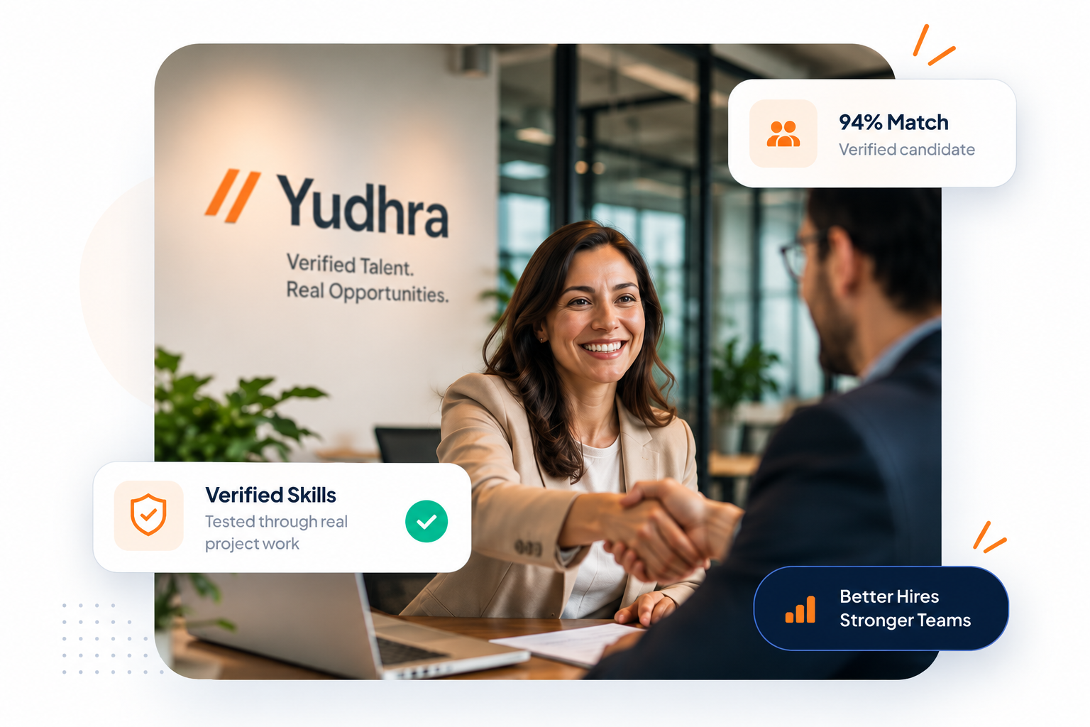 Verified talent and employers